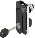 Maniglia girevole 1152 a compressione chiavi diverse, poliammide GF nero