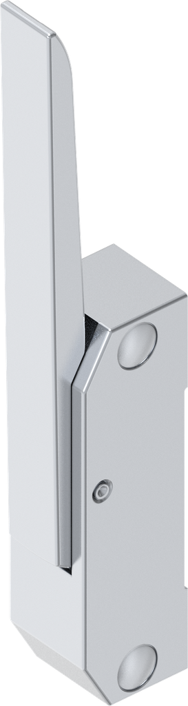 Heavy duty latch for lateral installation non-keyed, Zinc die bright ...