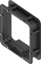 Telaio distanziale schiumato dall'interno per Ts = 50 mm, ABS nero