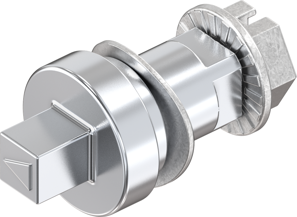 Insert square 6, Zinc die chrome-plated; 1000-U17