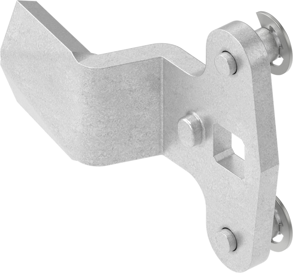 3-Point cam, Steel zinc-plated; 1000-U21 Offset h = -12 mm