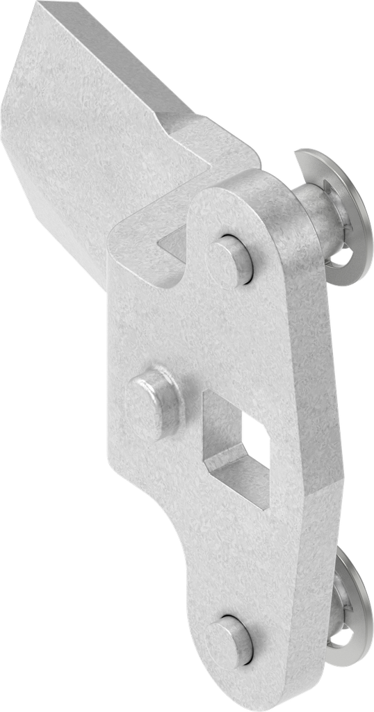 3-Point cam, Steel zinc-plated; 1000-U34 Offset h = 14 mm
