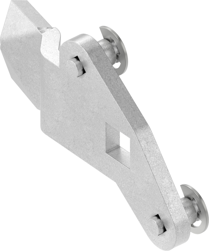 3-Point cam, right version, Steel zinc-plated | EMKA