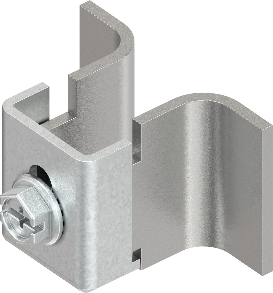 Panel mounting device, weld-on, Steel zinc-plated and raw; 1051-U2