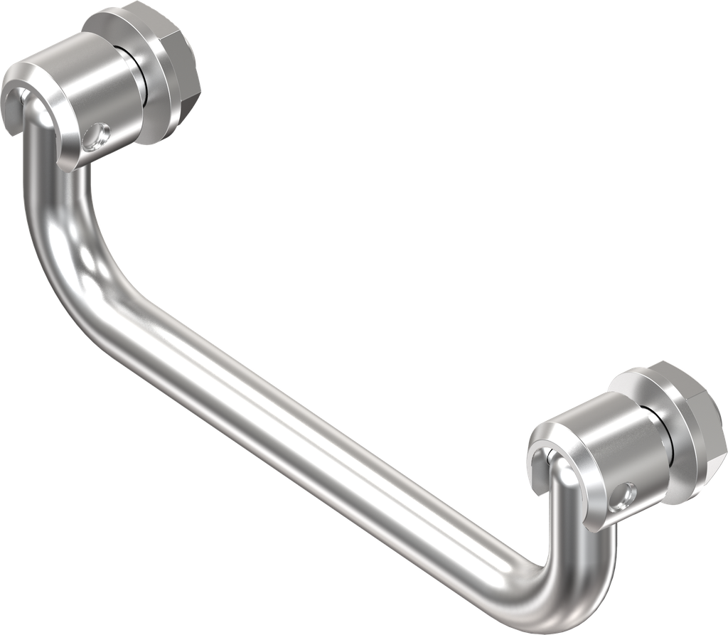 Chest handle, Stainless steel AISI 303; 1095-U32-120PF A = 120 mm